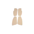4x Armrest Beige