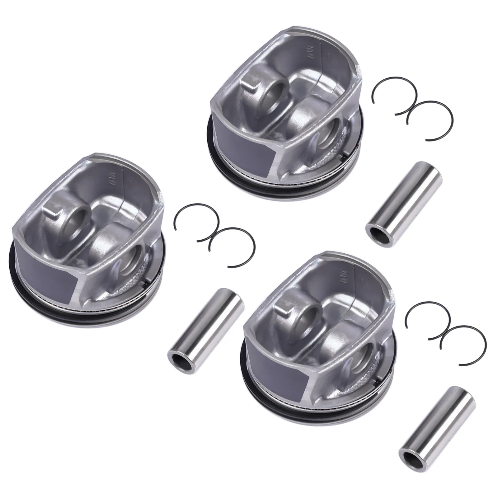 Juego de pistones y anillos para Seat Ibiza III Skoda Fabia VW Fox Polo 1.2 03D107065C