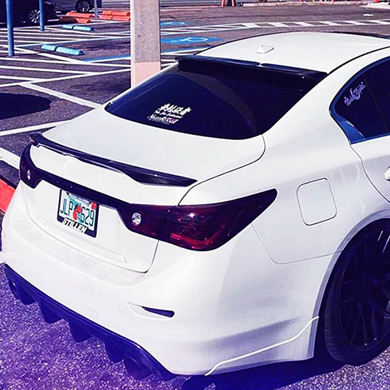 Alerón cola de pato negro Infiniti Q50 S 2014 - imagen 2