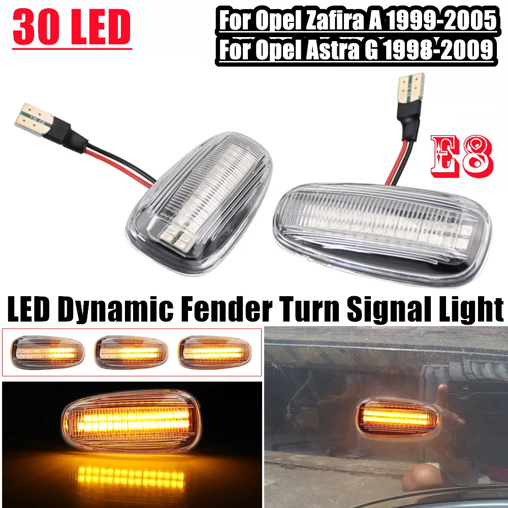 Intermitentes laterales LED secuenciales Opel Zafira A y Astra G - imagen 3