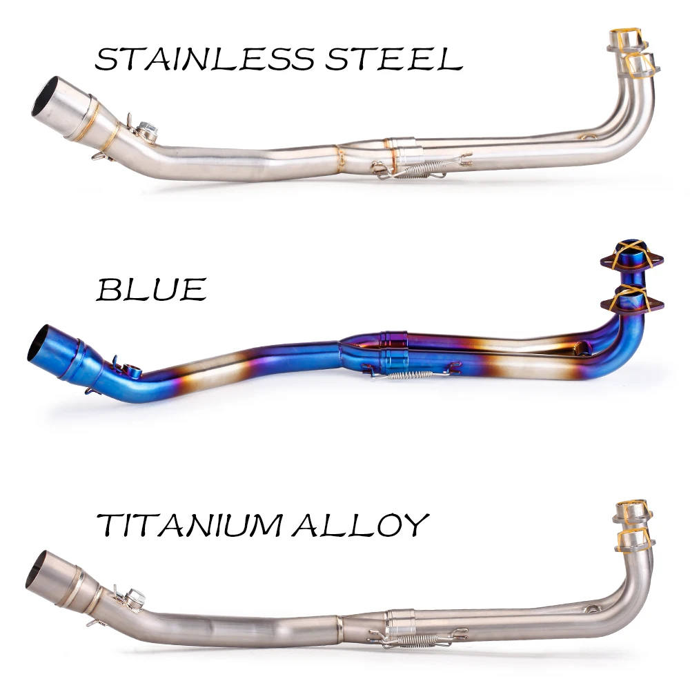 Tubo de enlace de tubo medio de escape de motocicleta para T-MAX Tmax 350 500 530 T-MAX 500 530 2010-2016 conectar silenciador de 51mm - imagen 2