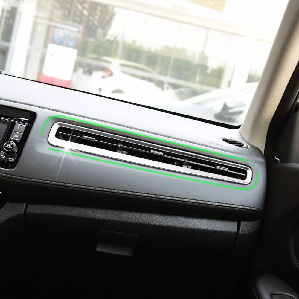 Embellecedor de ventilación Honda HR-V Vezel 2014-2022 ABS cromado - imagen 3