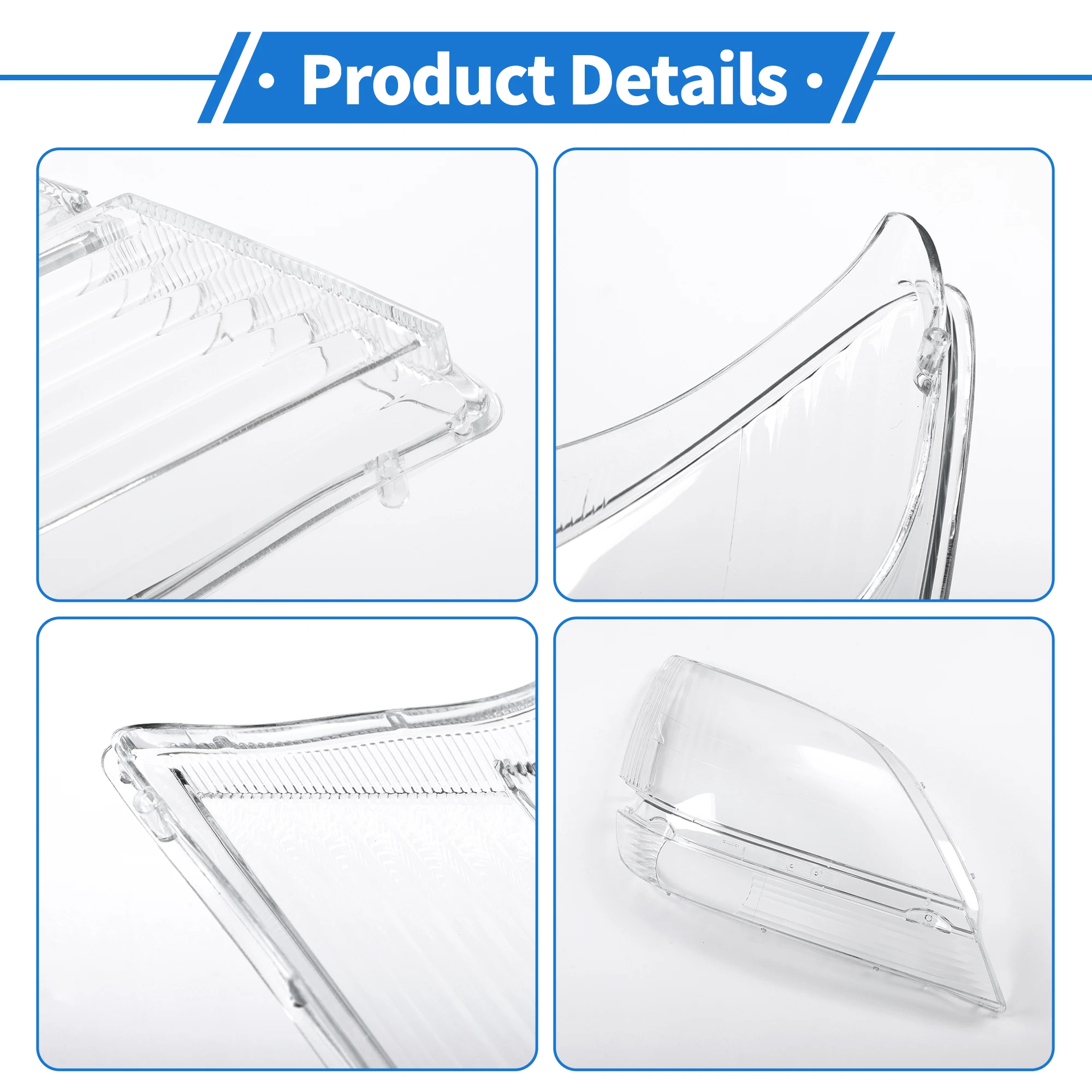 Cubierta de lente faro Uxcell para Lexus RX300 1999-2003 - imagen 4