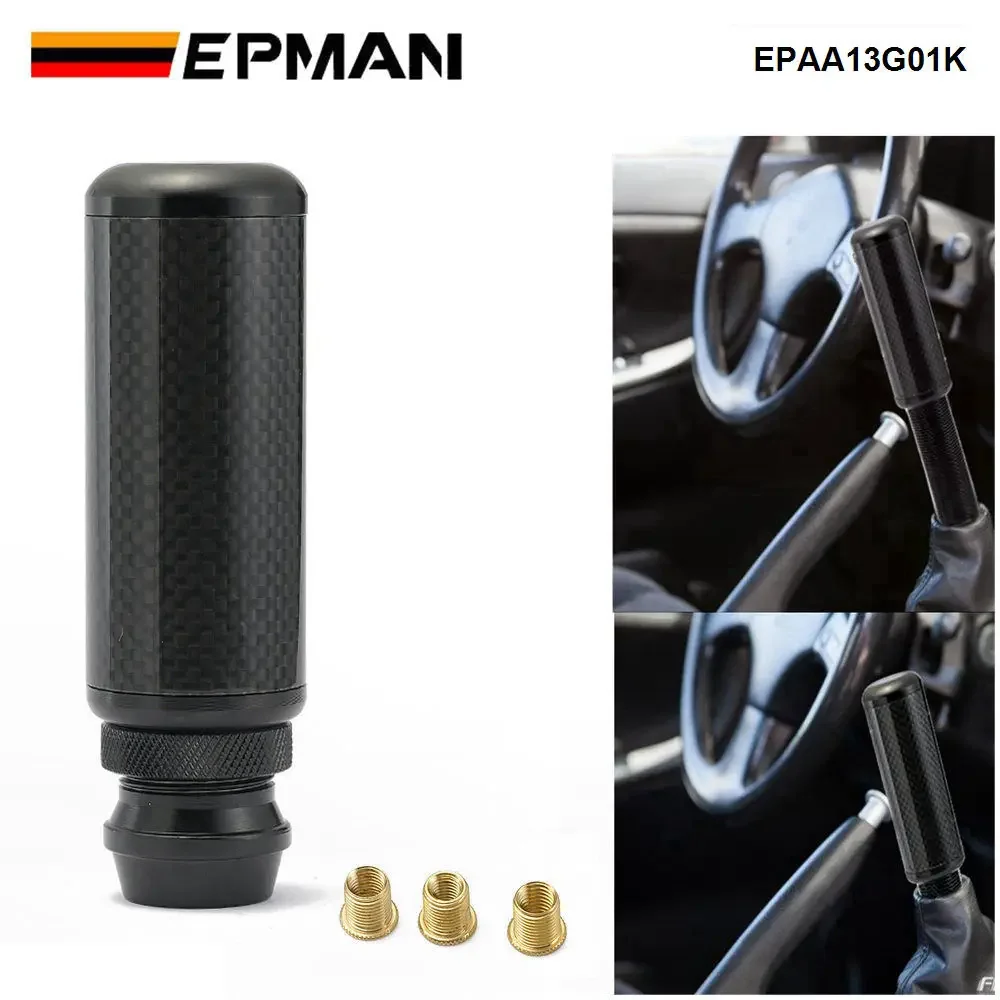 Perilla de cambio EPMAN Fibra de Carbono Ajustable Rosca M8-M12 - imagen 5