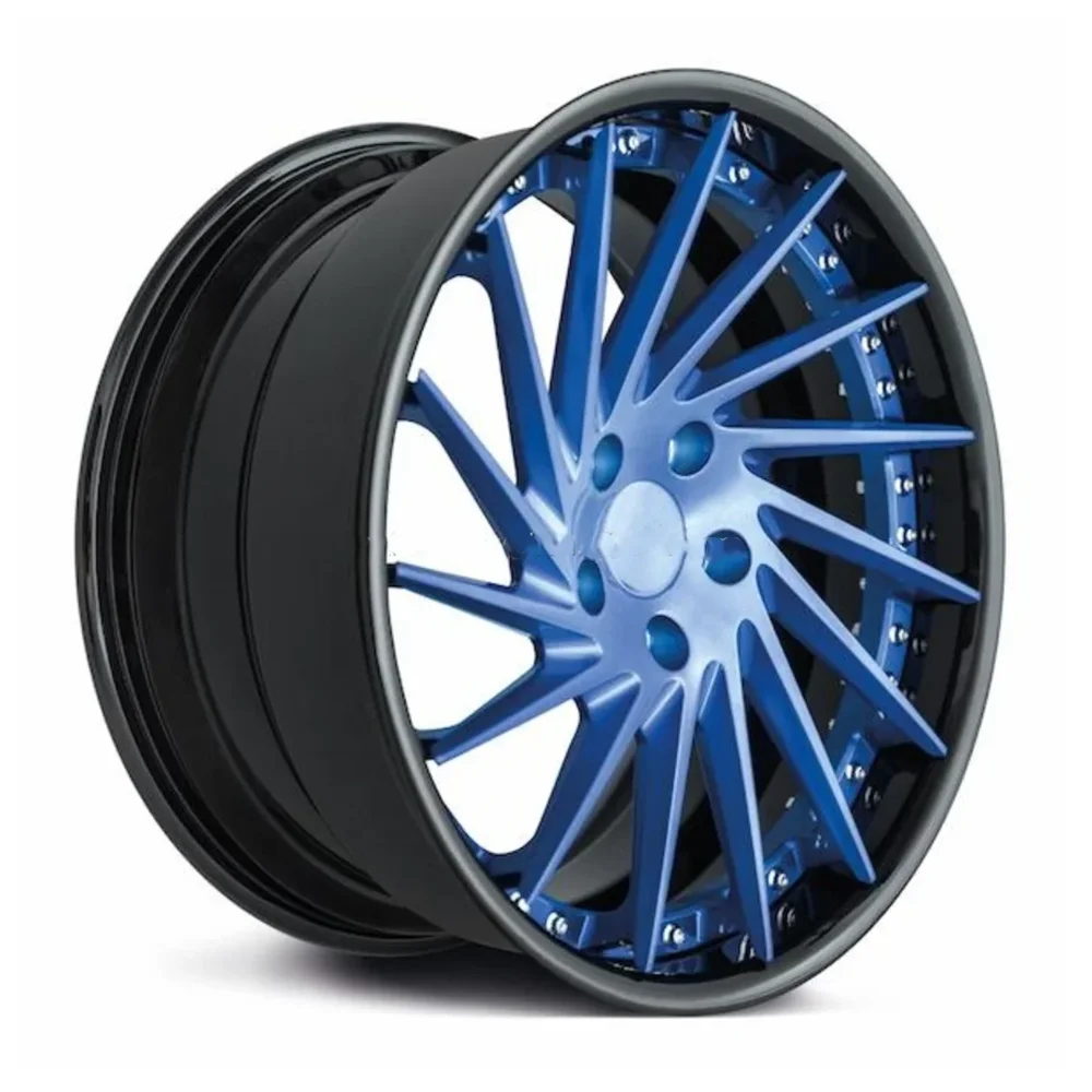 Llantas forjadas azules 5x130 – 18 a 22 pulgadas - imagen 4