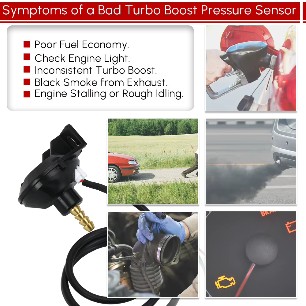 Sensor Boost Turbo Presión Vacío para Manómetro Automoción - imagen 4