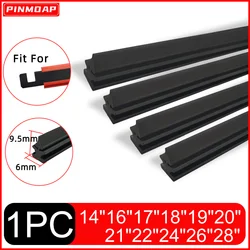 Tira de recambio limpiaparabrisas de goma natural 6 mm PINMOAP