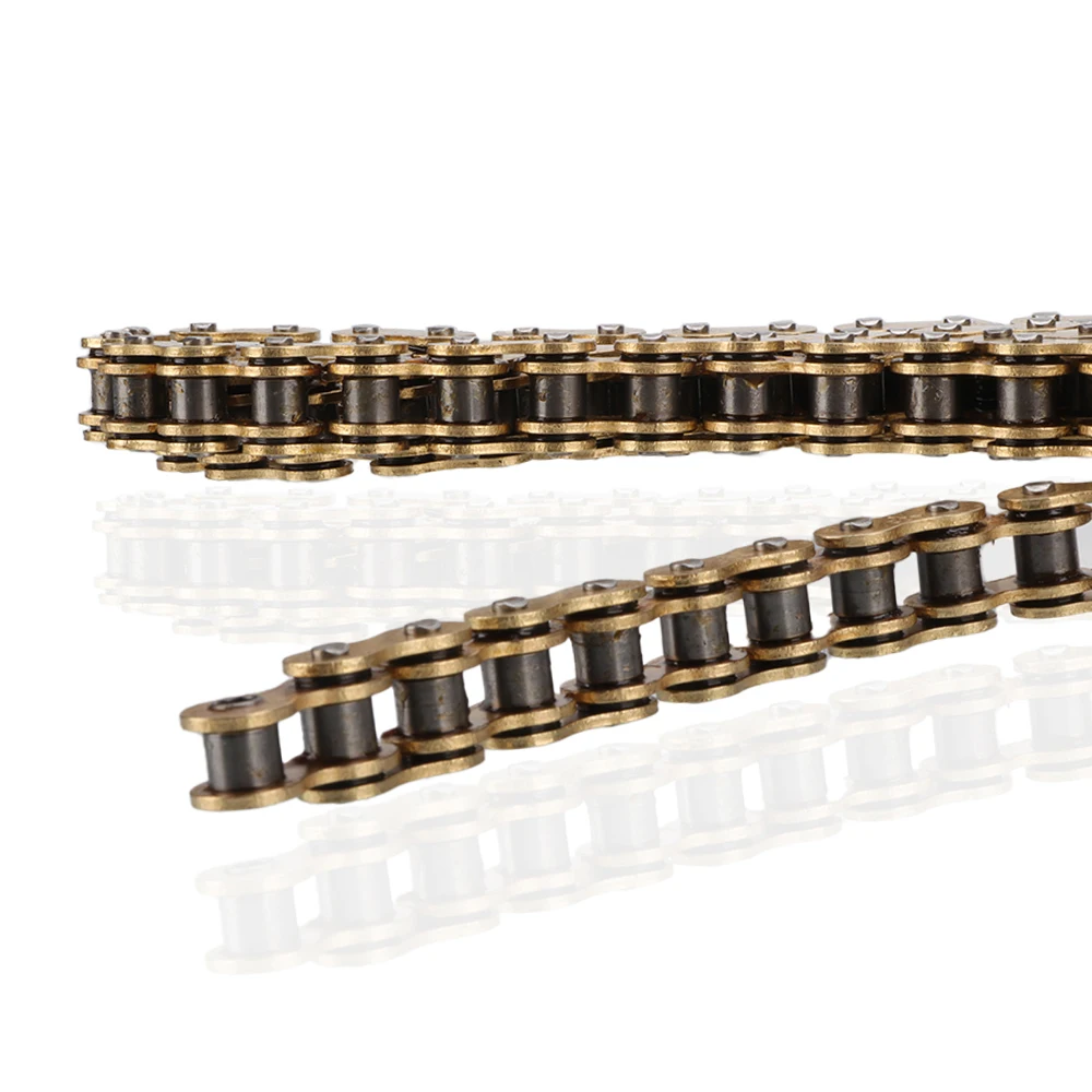 Cadena de transmisión 420 con retenes O-Ring para moto 110-150 cc
