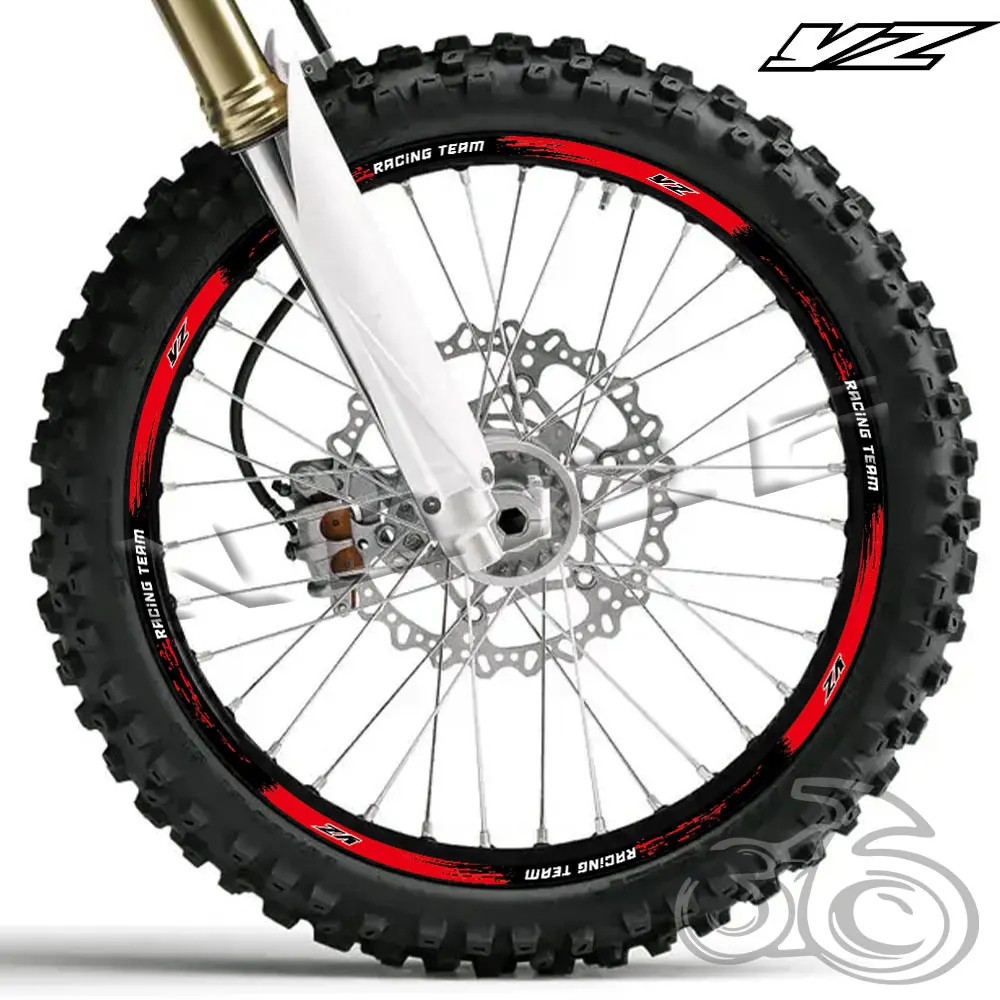 Yamaha YZ pegatina reflectante para llanta de moto - imagen 5