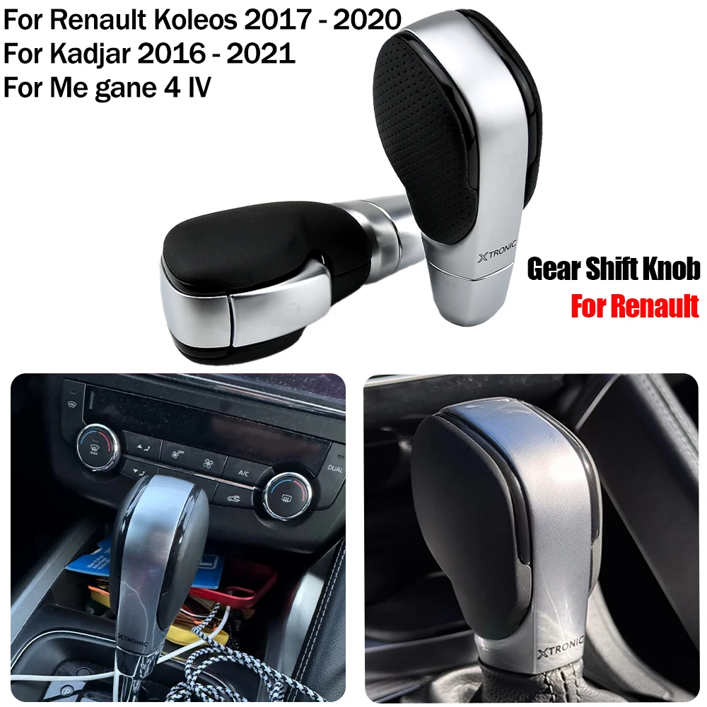 Vista adicional de la perilla de cambio para vehículos Renault