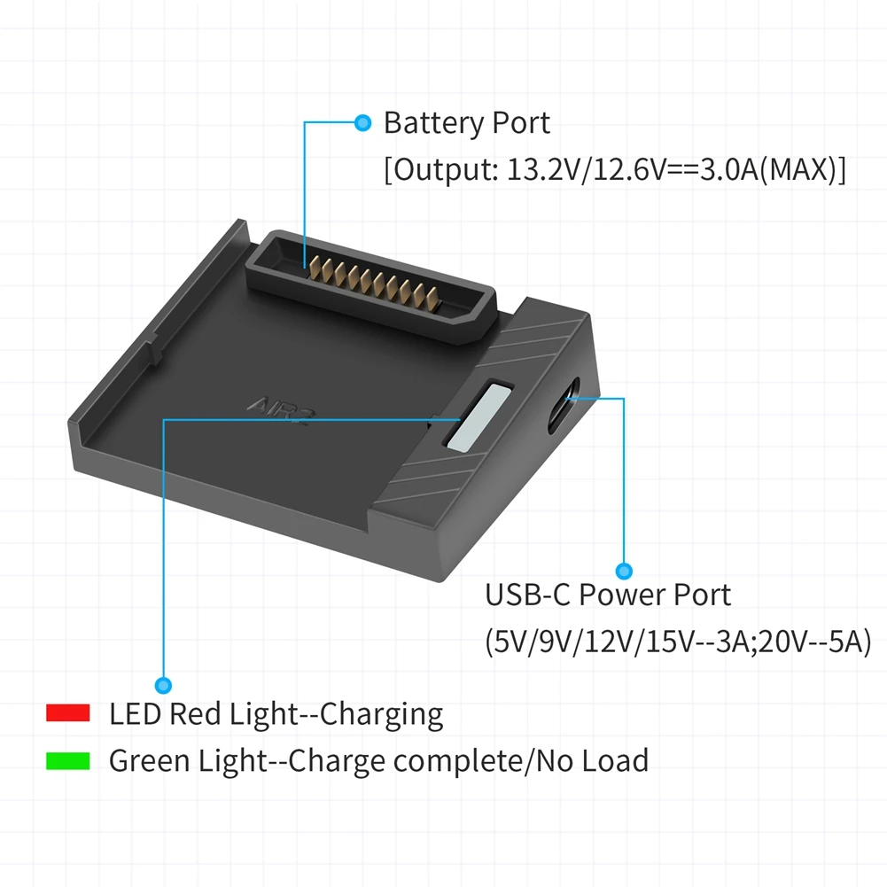 Cargador USB para batería DJI Mavic Air 2/2S - imagen 2