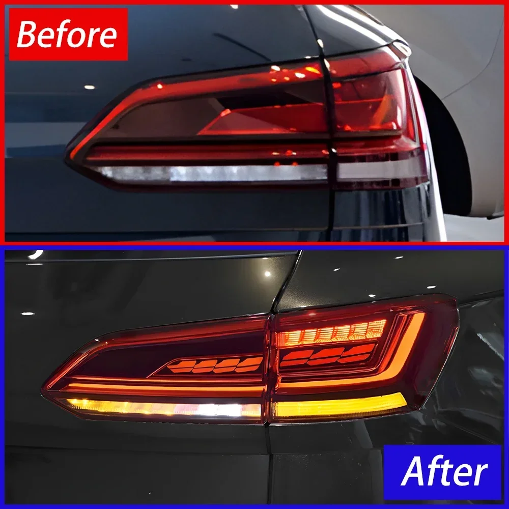 Pilotos traseros LED Dragon Scale para VW Touareg 2019-2023 - imagen 2