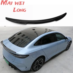 Para 2022-2024 BYD Seal EV DM-i tapa trasera de maletero de coche de carbono negro alerón de cola de pato alas accesorios de ajuste Exterior parte