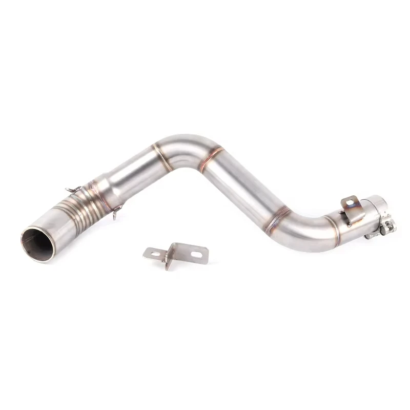 Para KTM Duke 125 250 390 2013 2014 2015 2016 sistema de escape completo para motocicleta ventilación tubo medio enlace conectar accesorios de Motor