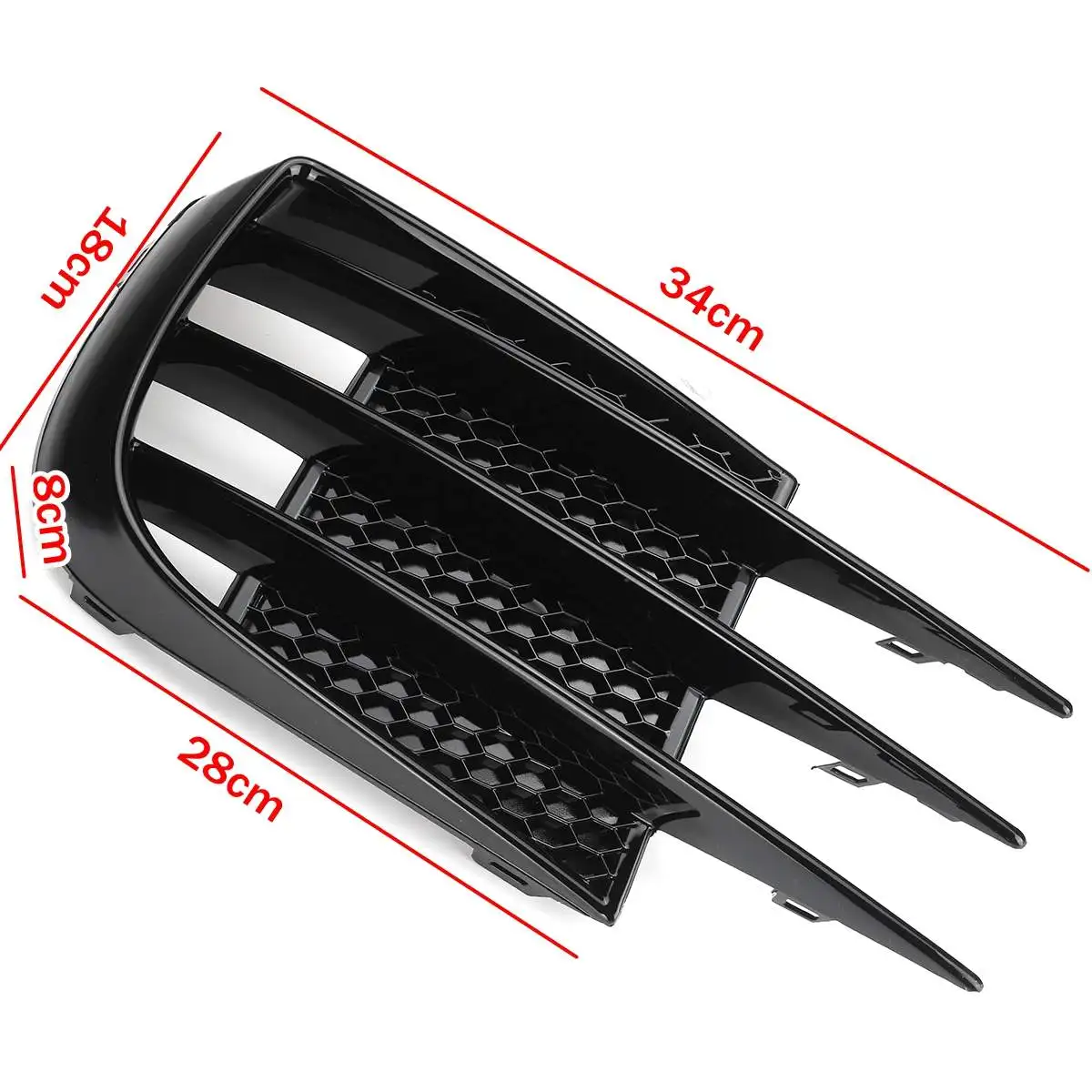 Rejilla antiniebla delantera VW Golf 6 GTI/GTD/R 2008-2013 - imagen 4