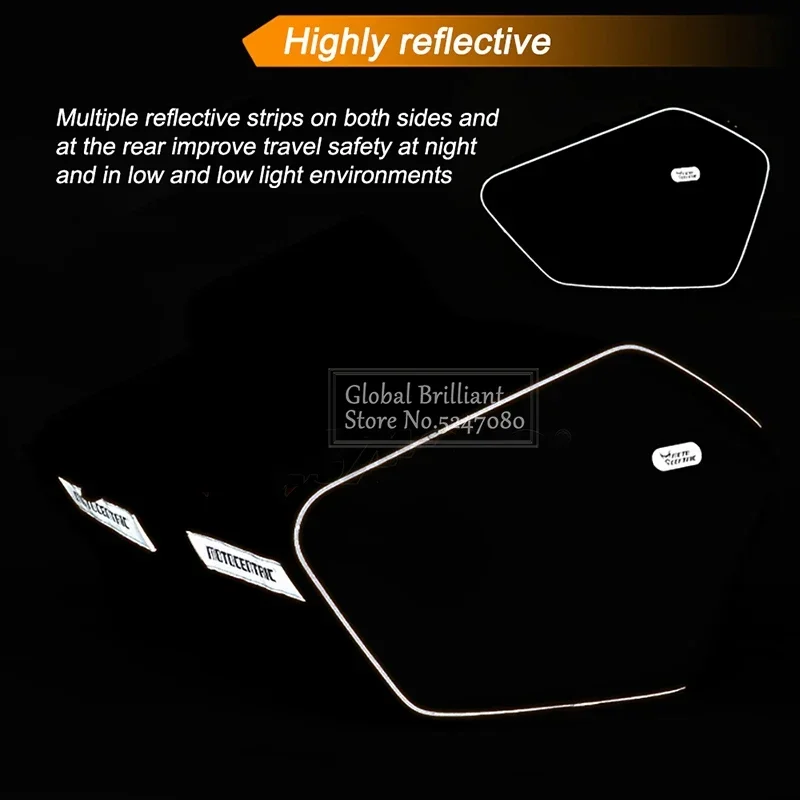 Maleta lateral rígida e impermeable para moto, expandible - imagen 3