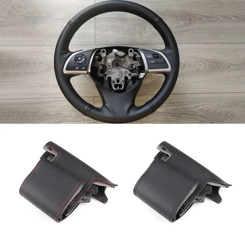 Forro de volante en cuero perforado - Mitsubishi Outlander 2013-2014 - imagen 2