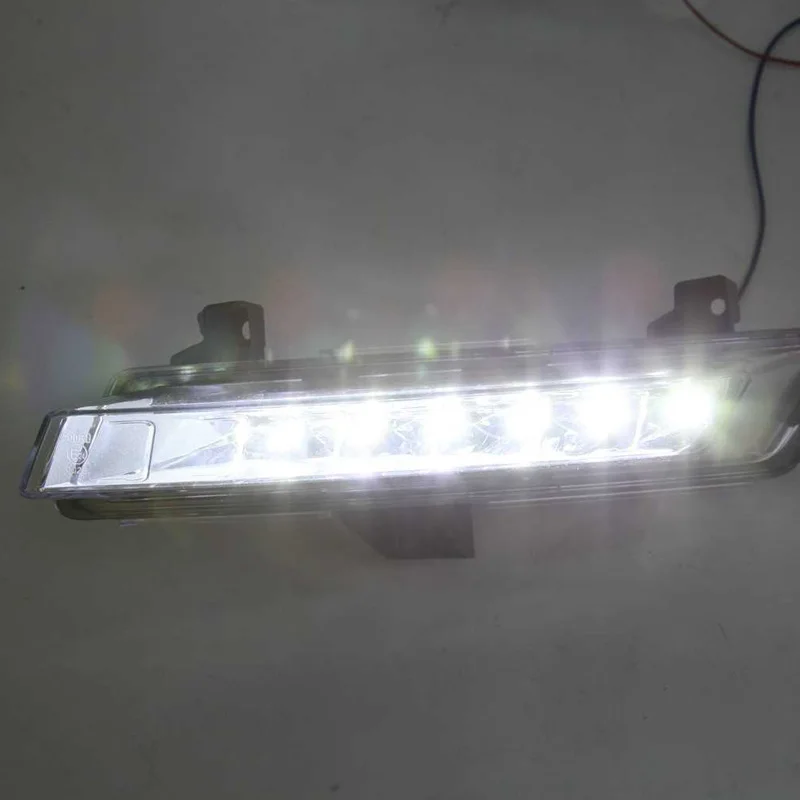 Luces de parachoques delantero para Renault Clio IV 4 2016-2019 luces antiniebla luces de circulación diurna luces de conducción luces de señal luz de advertencia - imagen 5