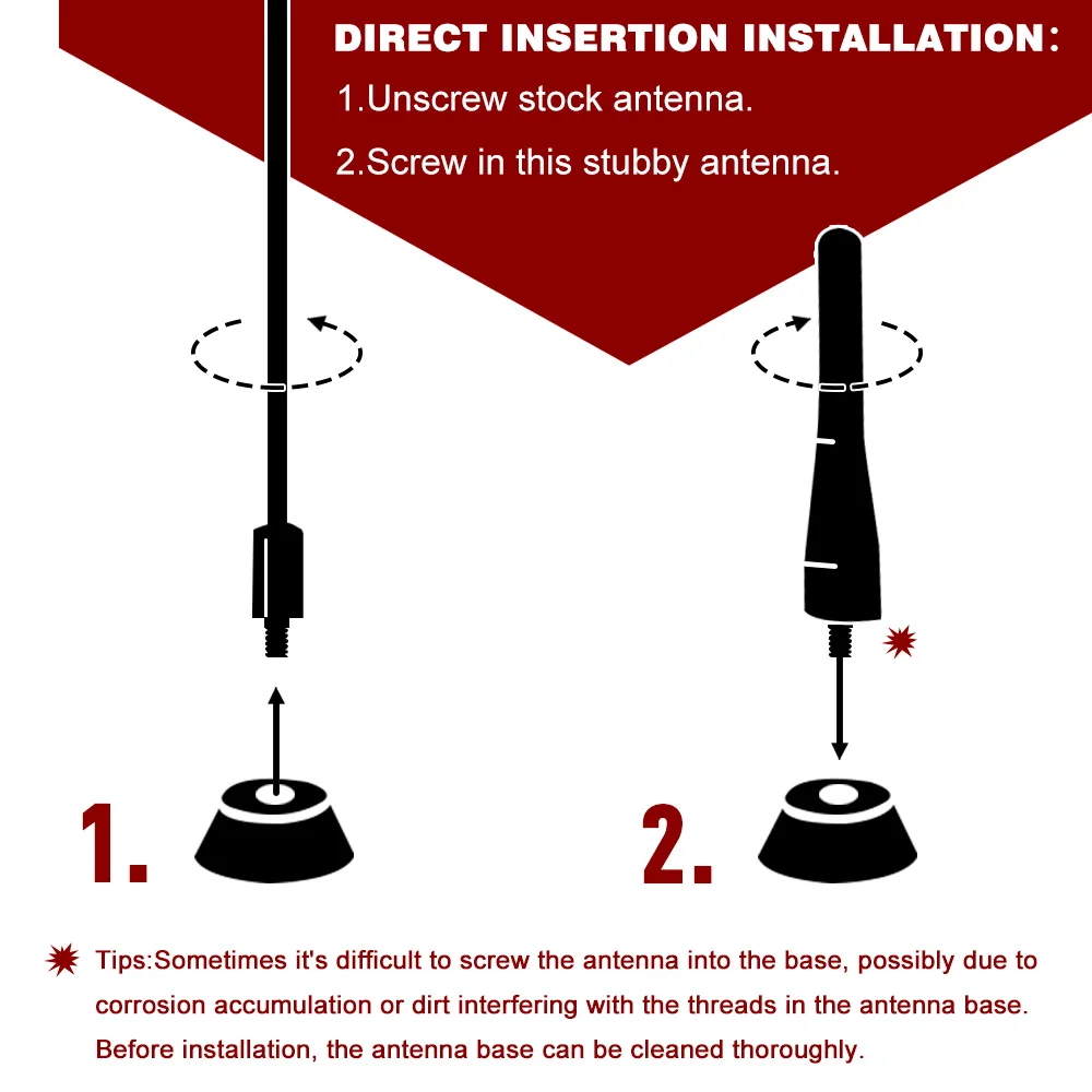 Antena corta tipo Bee Sting para Holden Commodore VF SS, SSV y SV6 - imagen 3