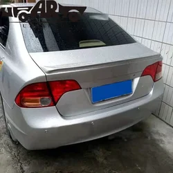 Alerón trasero negro brillo efecto carbono para Honda Civic 2006-2011