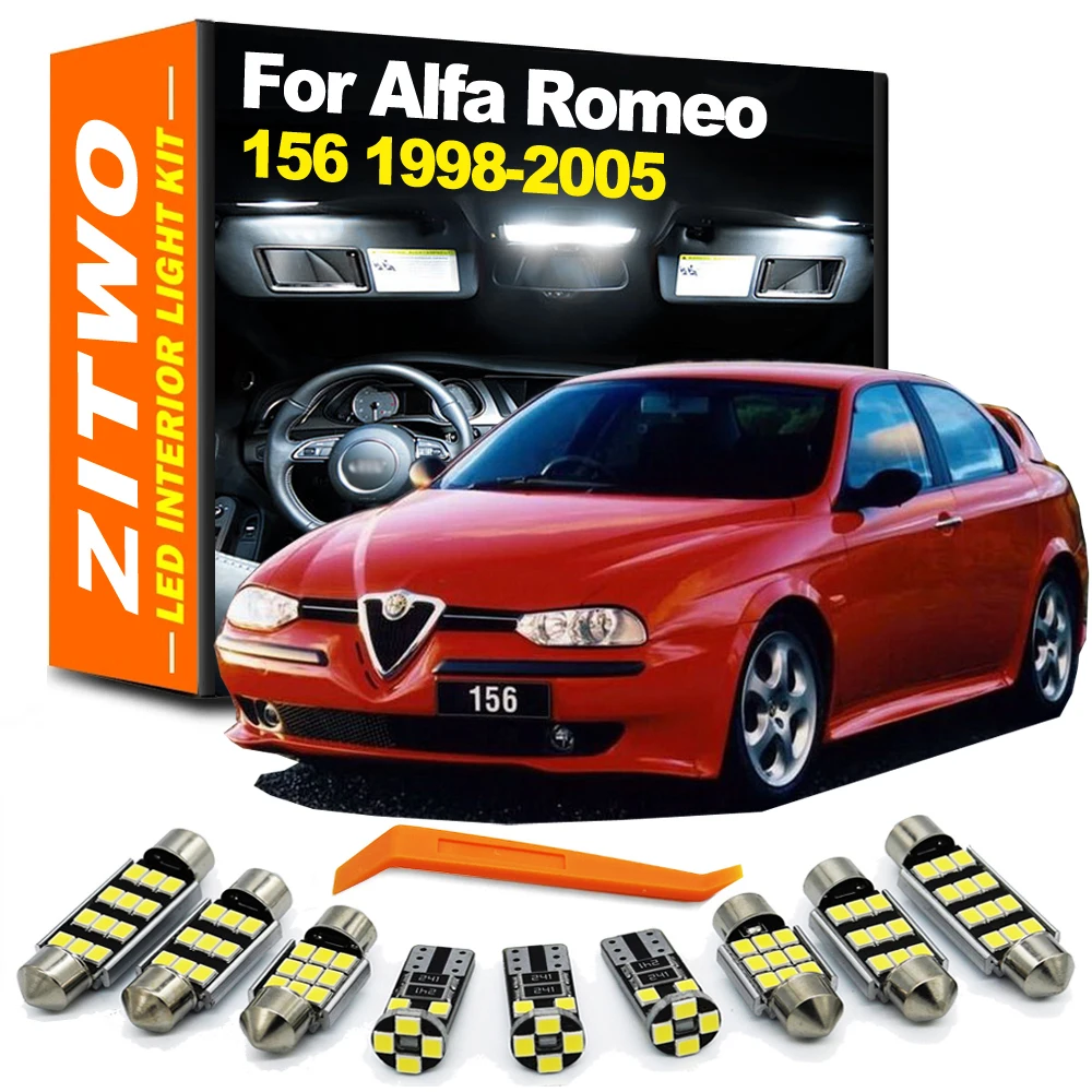 ZITWO Kit de luces interiores LED para Alfa Romeo 156