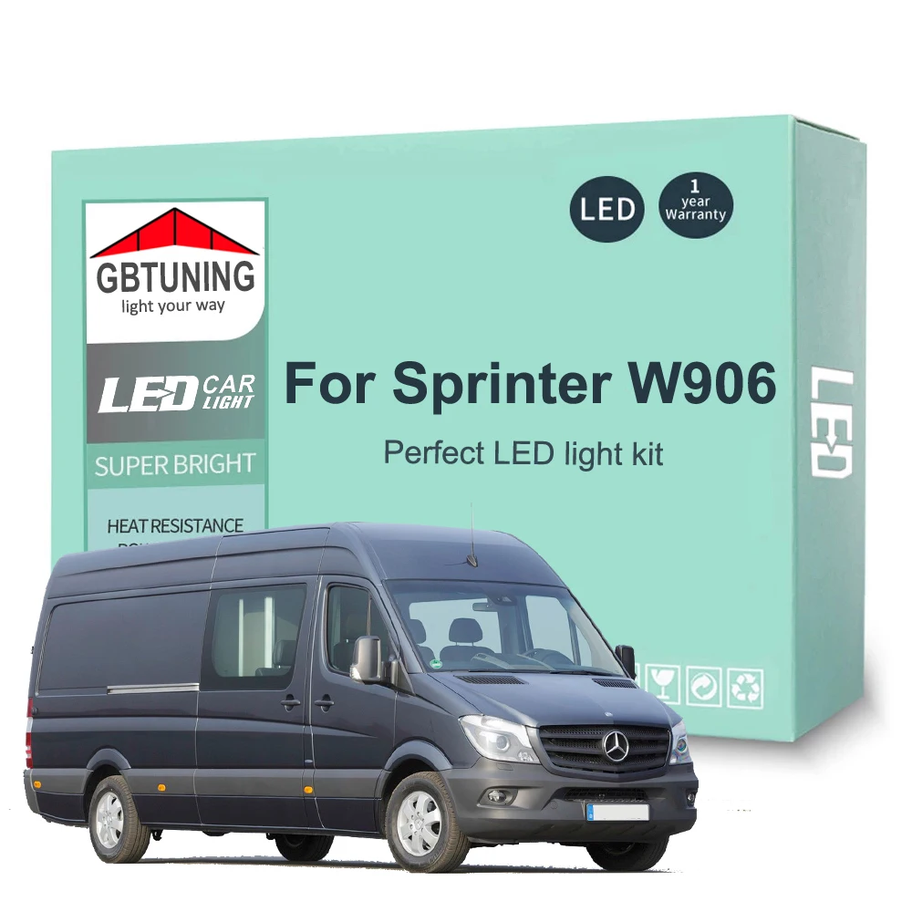 Kit de bombillas LED interiores CANBUS para Mercedes Sprinter W906