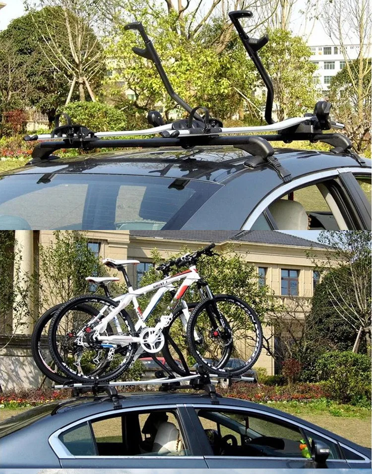 Portabicículas techo universal aluminio resistente – barras coche - imagen 5