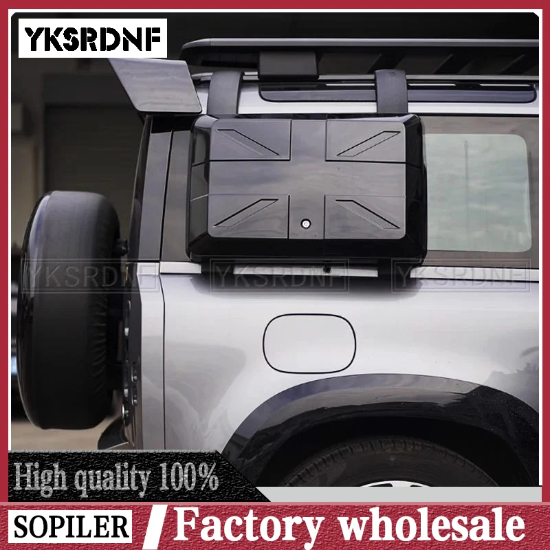 Para Land Rover Defender alta calidad ABS negro maletero trasero labio techo alerón divisor ala superior 2020 2021 2022 2023
