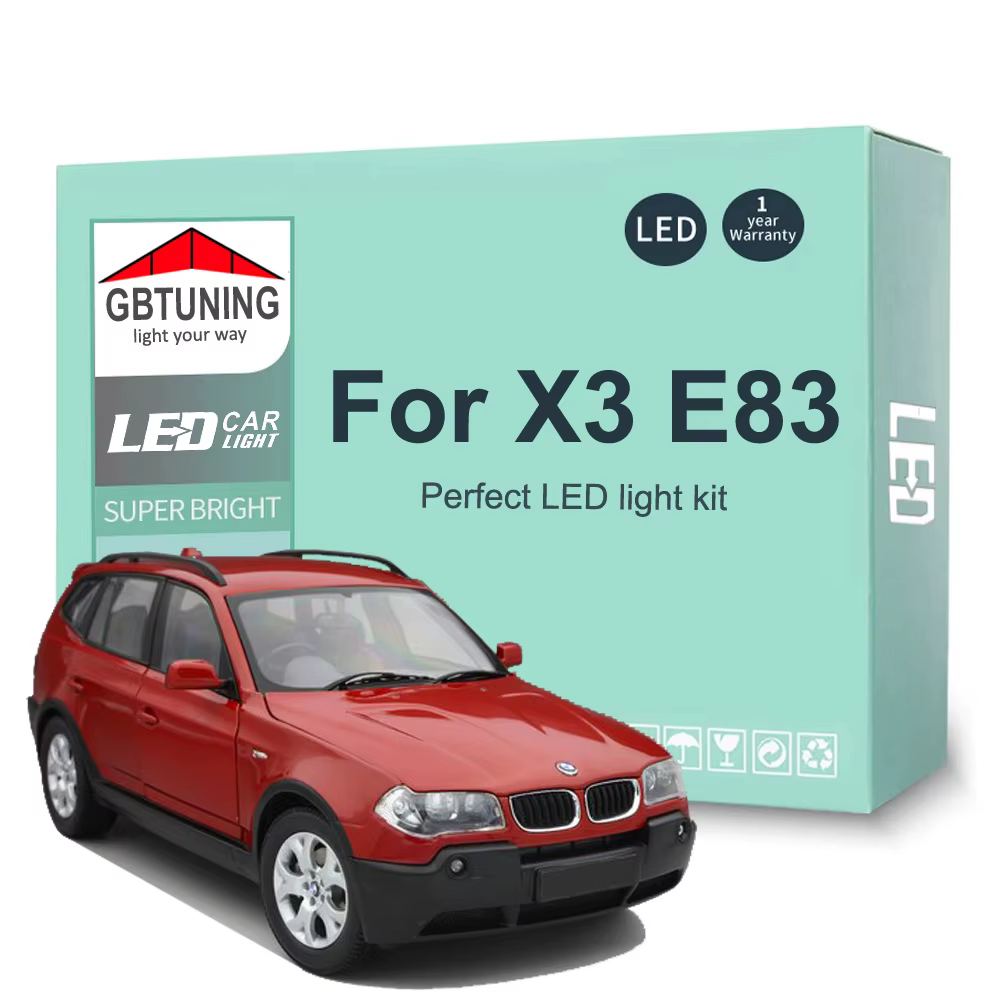 Kit de bombillas LED para Interior de coche, lámpara Canbus de 16 piezas, para BMW X3 E83 2003-2010