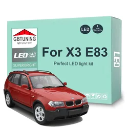 Kit de bombillas LED para Interior de coche, lámpara Canbus de 16 piezas, para BMW X3 E83 2003-2010