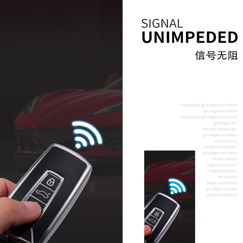 Funda protectora de llave en TPU para VW Touareg 2019-2023 - imagen 4