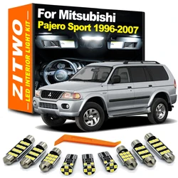 ZITWO Bombillas LED interior y matrícula Pajero Sport MK1