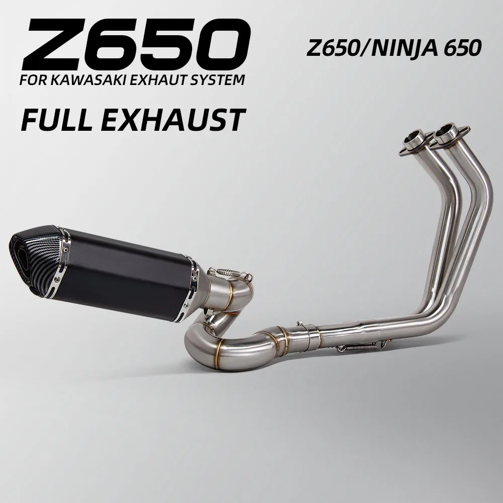 Sistema de escape moto completo Kawasaki Ninja 650 Z650 2017-2023 - imagen 2
