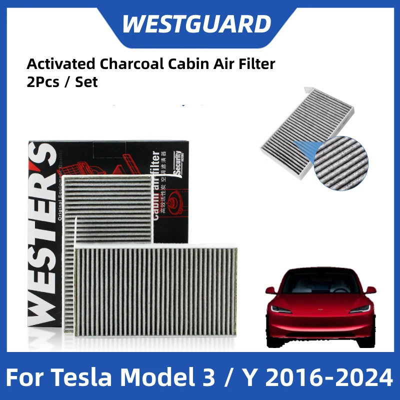 Filtro de habitáculo HEPA WESTGUARD para Tesla Model 3 y Model Y
