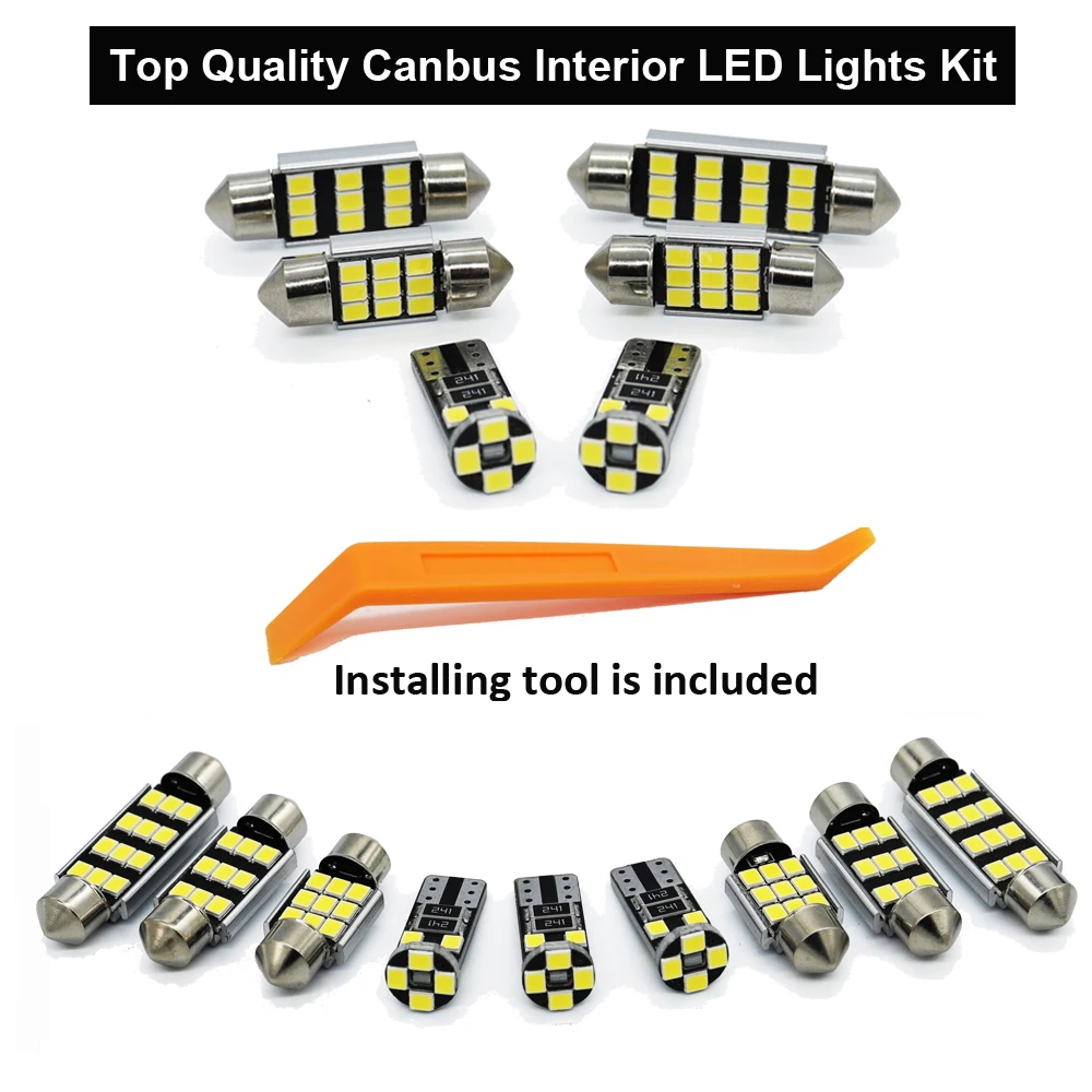 Kit bombillas LED matrícula Canbus Dome Daewoo Lanos - imagen 3