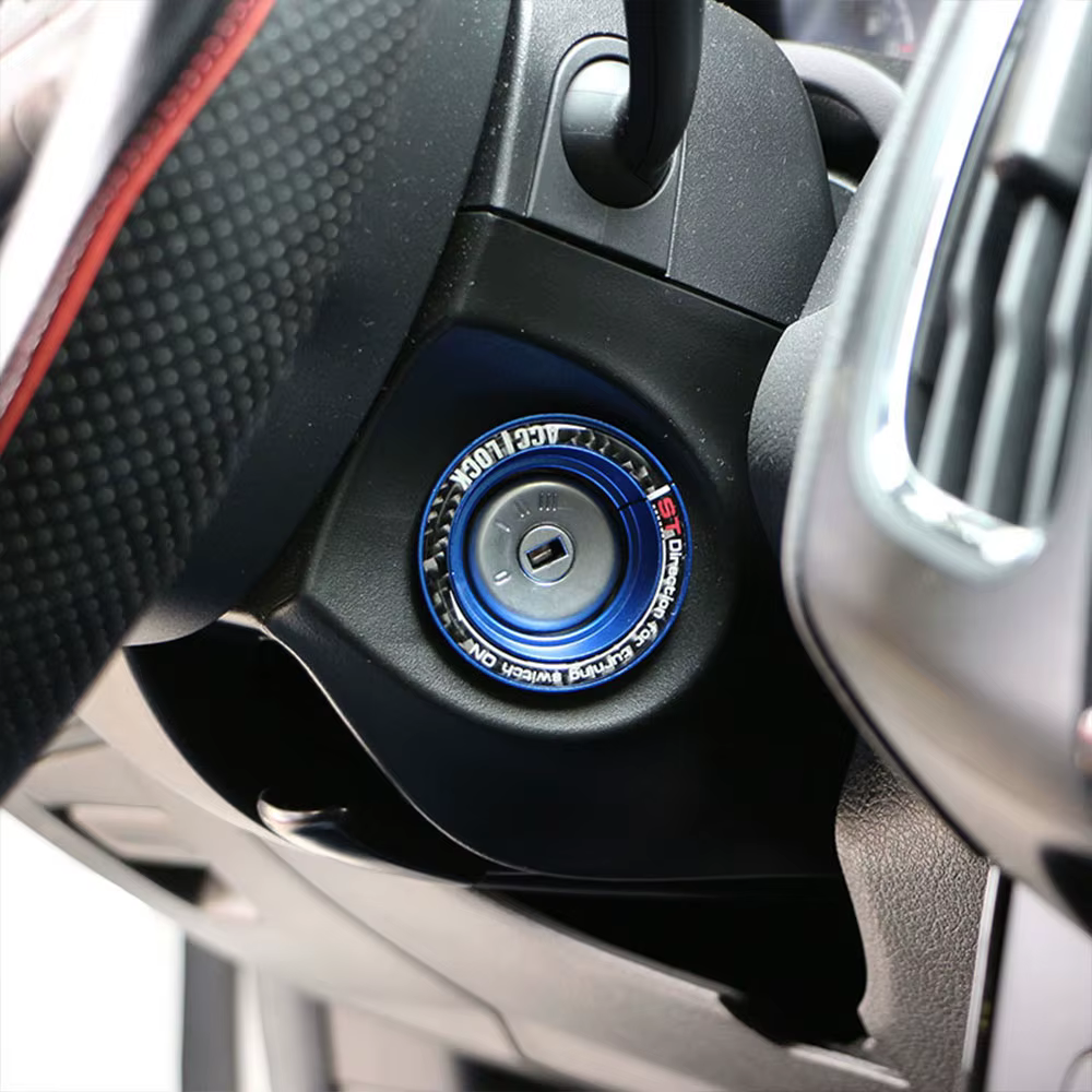 Adhesivo de fibra de carbono para contacto de encendido Ford Focus II/III - imagen 2