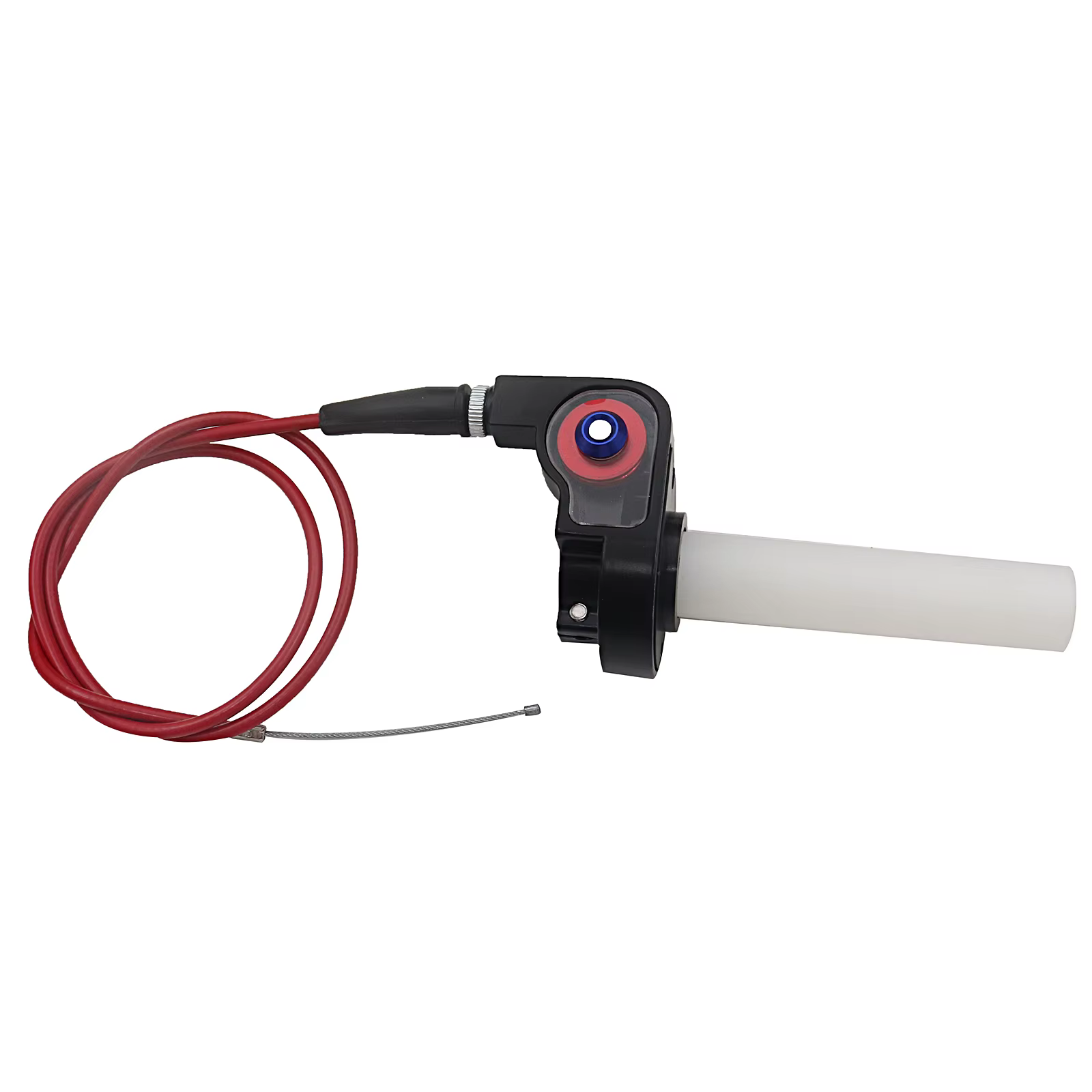 Alconstar Racing mango de aluminio empuñadura de acelerador empuñaduras de mano 1/4 ajuste de acelerador de Gas de giro rápido con Cable de acelerador para KT CRF - imagen 5