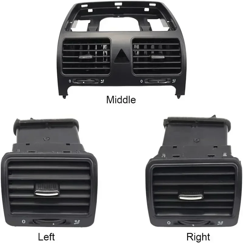 Salida de aire acondicionado salpicadero OEM 0819709 – VW Jetta MK5 - imagen 3