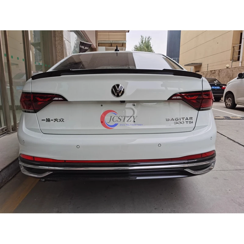 Alerón trasero de apariencia de fibra de carbono para VW Jetta Mk7