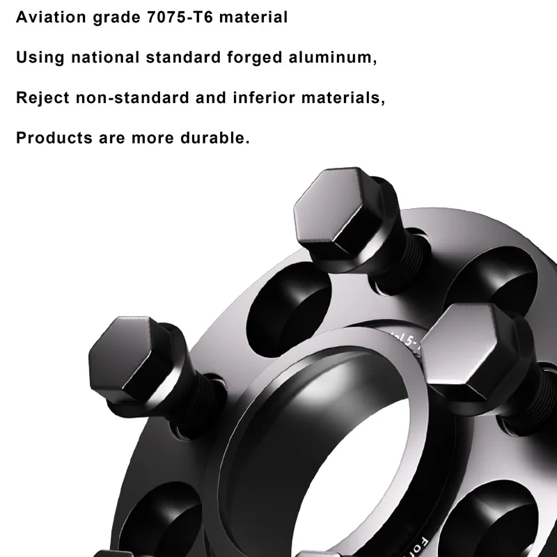 2/4 Uds 5x108 63,4 para Geely Tugella Starray Monjaro placa de brida T6-7075 espaciadores de rueda adaptador ensanchado de cubo de aluminio - imagen 3