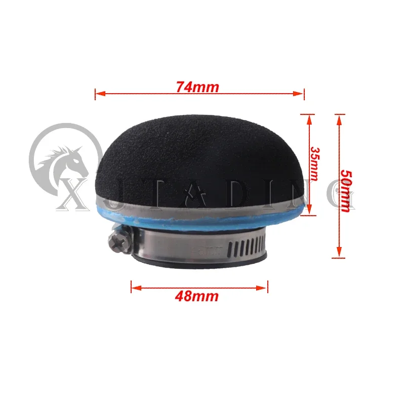Filtro de aire de espuma universal para moto y minimoto 2T, 28-58 mm - imagen 5