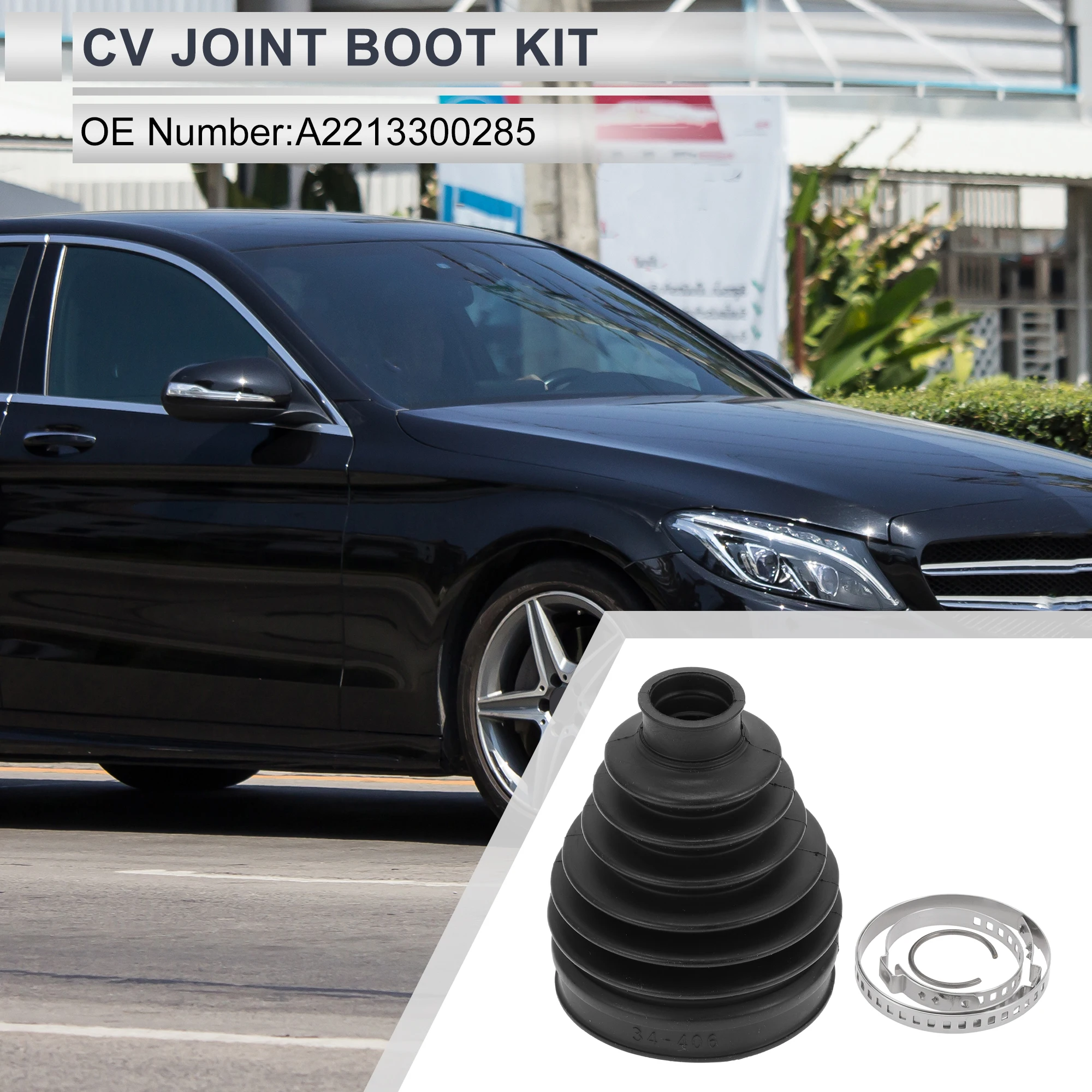 Kit arranque junta homocinética con abrazaderas Mercedes C300/E350