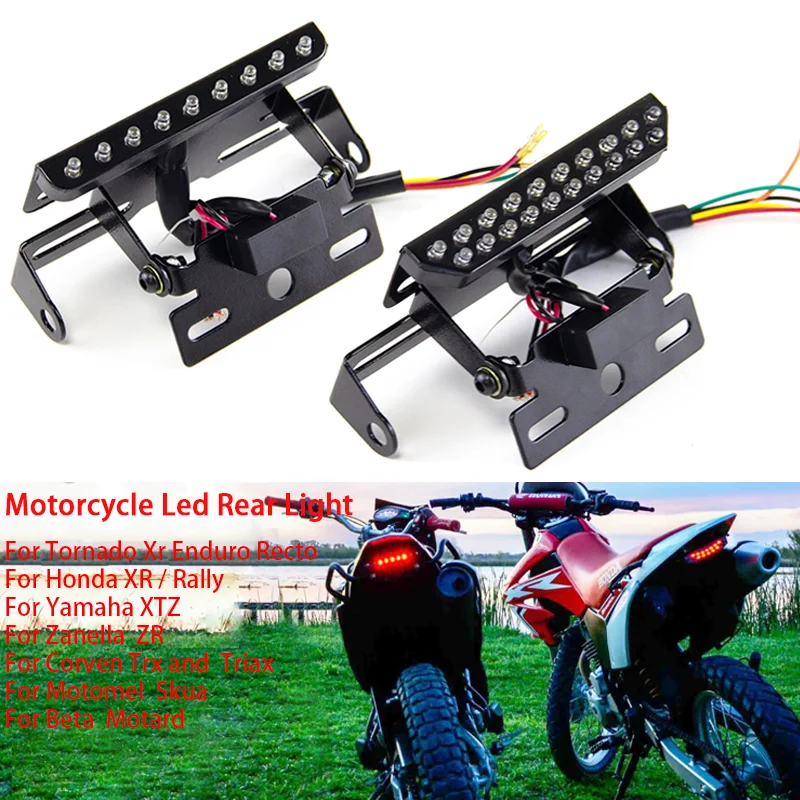 Piloto trasero LED con intermitentes para Yamaha XTZ 125/250