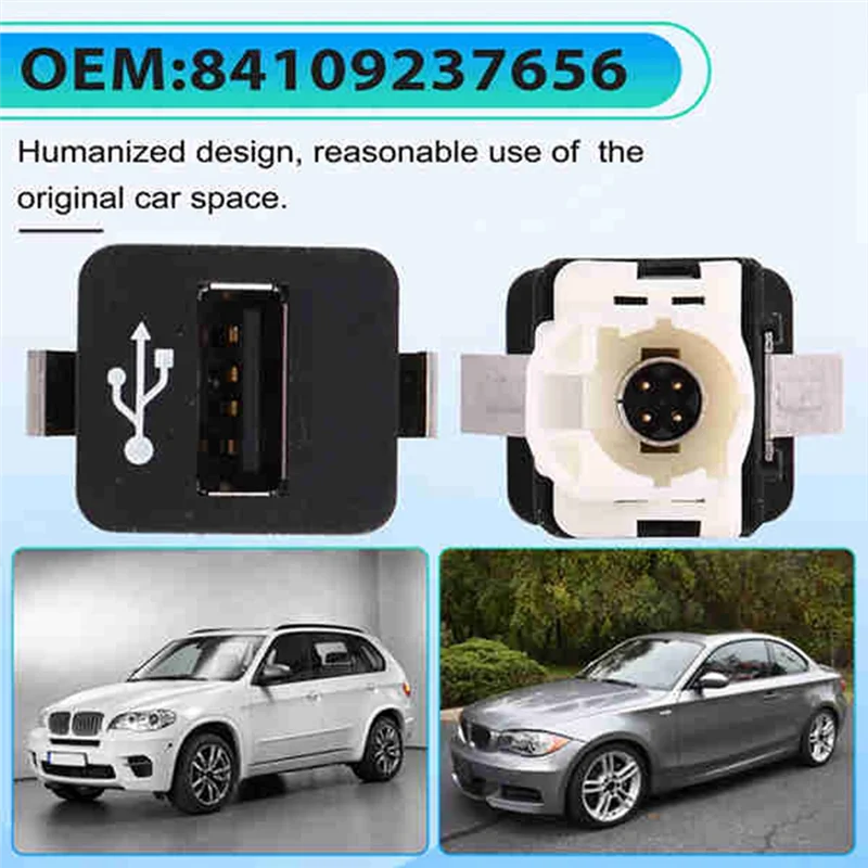 Puerto de carga USB para coche, para BMW 1' 3' 5' 6' 7' Alpina B7 X1 X3 X5 2004-2012 84109237656 9145760 6982242 - imagen 5