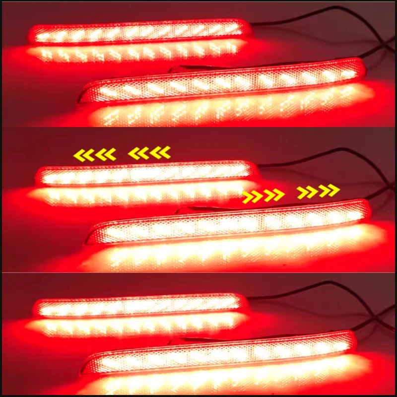 Reflector de parachoques trasero de coche, señal de giro, luz antiniebla, lámpara de freno, luces traseras de advertencia de estacionamiento para Maxus T60 T70 T90, accesorios para coche - imagen 5