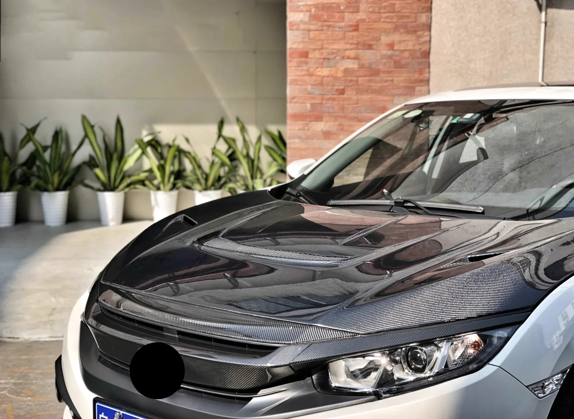 Varis capó fibra de carbono Honda Civic FK8 Type R - imagen 4