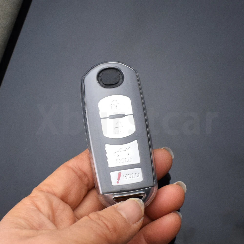 Protector llave Mazda TPU transparente CX-5 CX-3 CX-30 3 6 - imagen 4