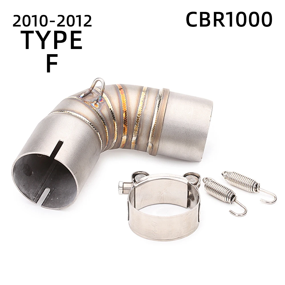 Tubo escape medio acero inoxidable para Honda CBR1000RR 2004-2012 - imagen 4