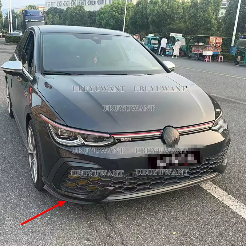 Kit canard y divisor delantero VW Golf MK8 GTI R-Line 2020+ - imagen 4
