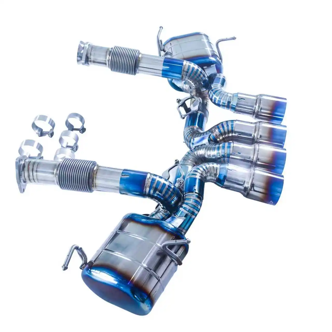 Escape cat-back GFC con válvula azul para Corvette C8 ZR1 5.5L - imagen 4